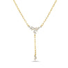 14 Karat Yellow Gold Diamond Necklace