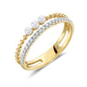 14 Karat Yellow Gold Pearl Ring