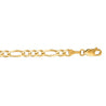 14K Gold 3.8mm Figaro Chain