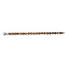 Men's Silver & Tiger's Eye Bead Bracelet
