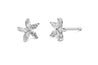 Floral-Shaped Diamond Earrings