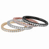 Black Rhodium Stackable Guard Diamond Band